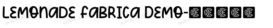 Lemonade Fabrica Demo字体转换